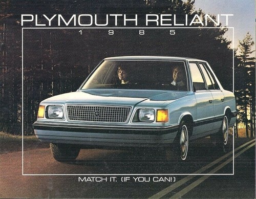 Plymouth reliant 1985 usa - reliant,