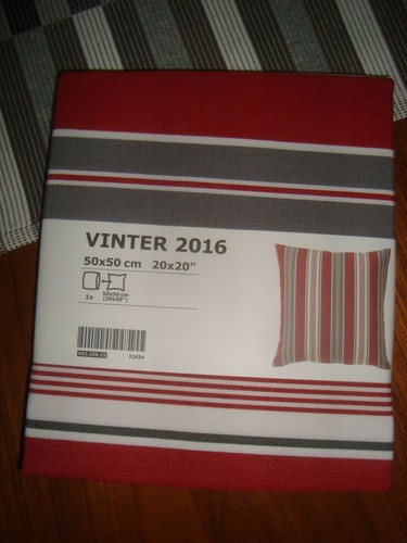 Ikea cushion cover vinter red - ikea,