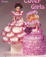 Knitting pattern copy 0876.   Toilet roll cover dolls.  Two designs.   DK