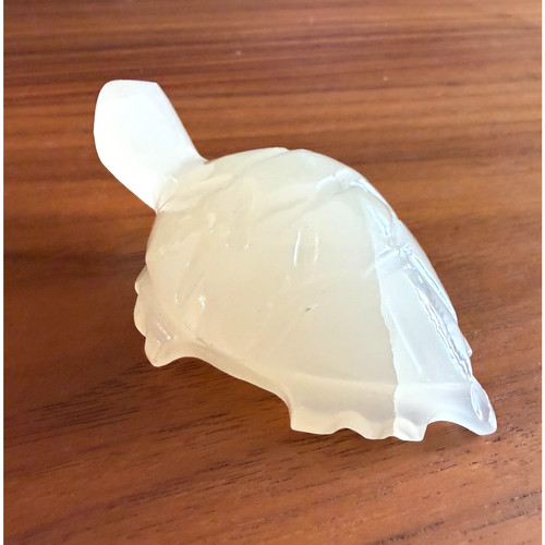 Hand carved stone sea turtle - hand,