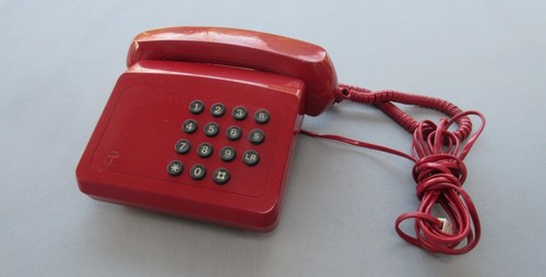 Vintage telecom red tribune - vintage,