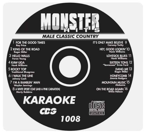 Male classic country karaoke - male,
