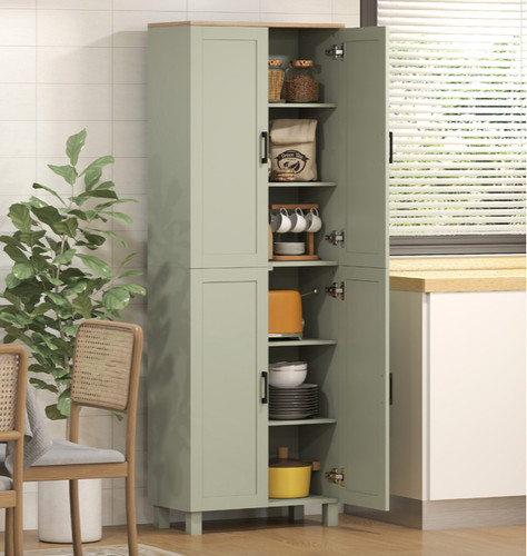 Tall kitchen cupboard - kitchen,