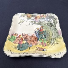 ROYAL DOULTON ROBIN HOOD "UNDER THE GREENWOOD TREE" SERIES DISH-RARE.  (B41)