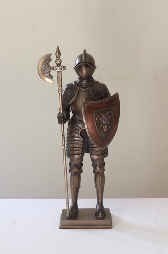 Medieval knight with eagle - with,