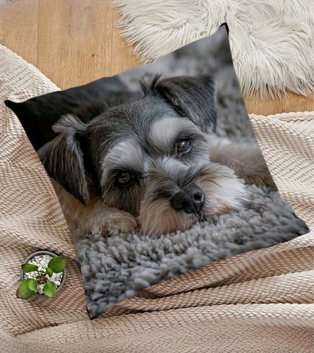 Lovely printed schnauzer - printed,
