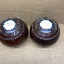 2 x Vintage Wooden Woods/Crown