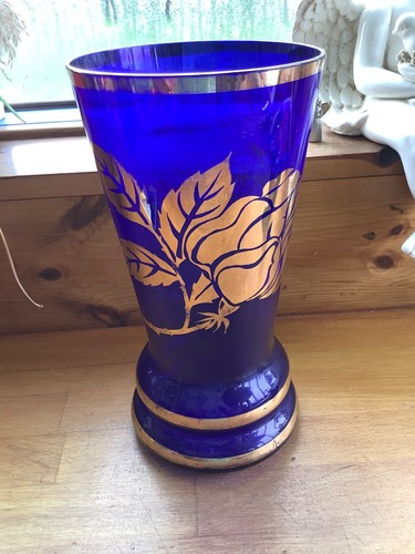 Large vintage cobalt - vintage, blue
