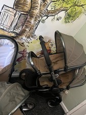 icandy peach double twin olive/green