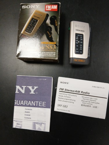Vintage sony srf s83 - sony, personal
