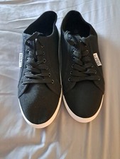 HENLEYS Trainers Classic Style Canvas Sneakers Plimsolls Casual Footwear Size 7