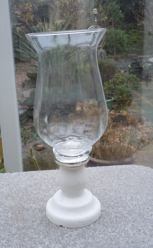 Tall glass hurricane - tall,