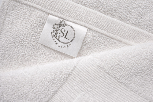 Six linen white - linen, bath