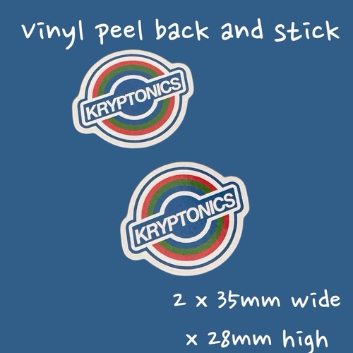 Kryptonics vinyl sticker - kryptonics,