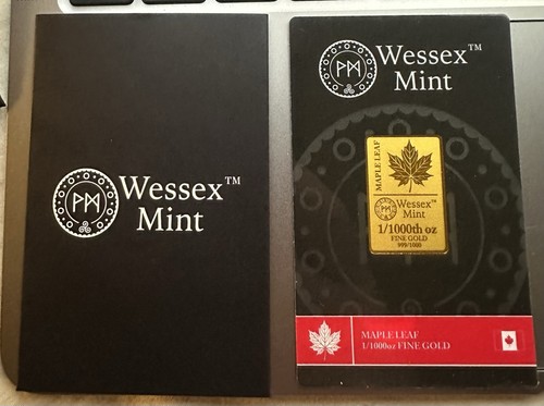 Wessex mint 1000th - mint, gold