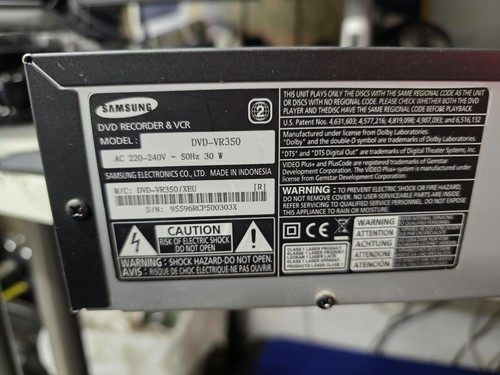 Samsung dvd vr350 - samsung,