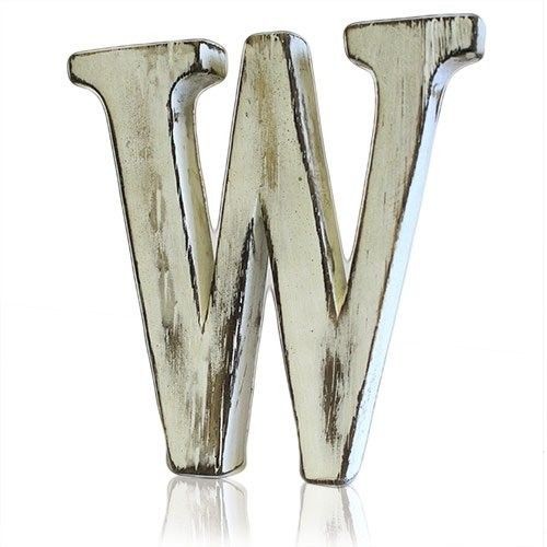 Shabby chic letters w - -,