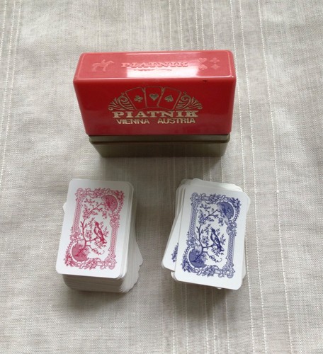 Vintage miniature playing - miniature,