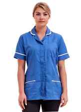"New"Women's Healthcare Nurses Zipper Closure Tunic Size 8 to 26 Multicolor