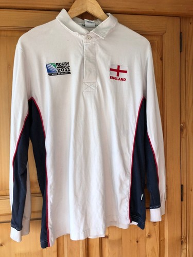 Mens white england rugby shirt - rugby,