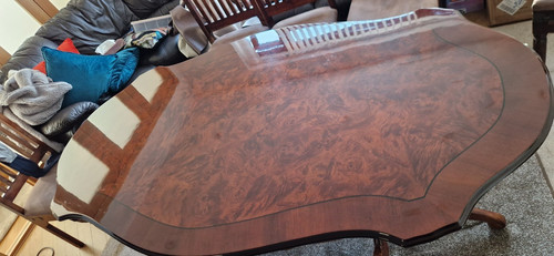 Italian style dark wood dining - italian,