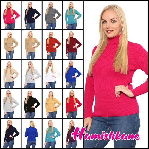 Womens ribbed jumper knitted - jumper,