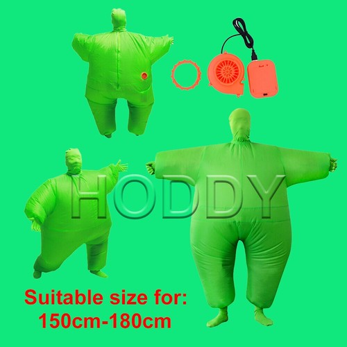 Green inflatable chub suit - green,