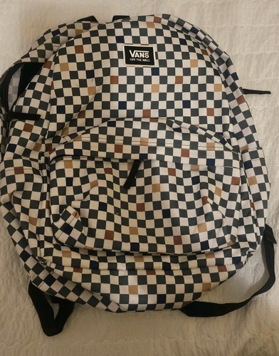 Vans checkerboard backpack - checkerboard,