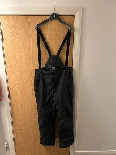 Dark grey black ski trousers - ski, /