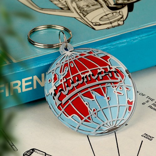 Triumph globe badge keyring - triumph,