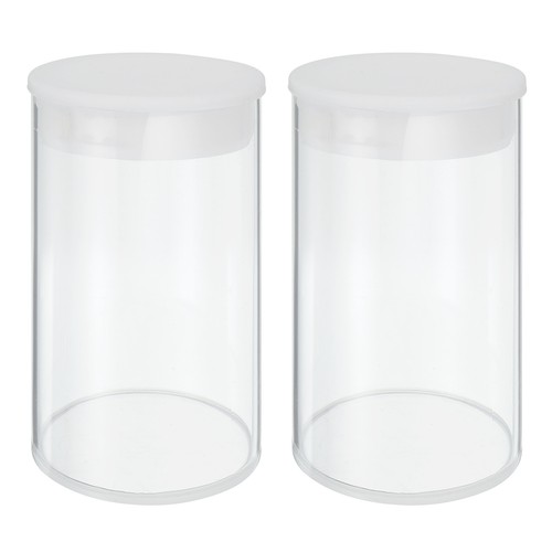 Clear plastic storage tubes - tubes, 2