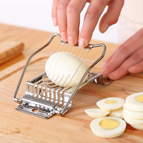 Egg slicer stainless steel - egg,