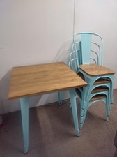 Table and 4 chair dining set -