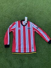 Official Sheffield United Home 24/25 Long Sleeve Football Shirt Size Large BNWT