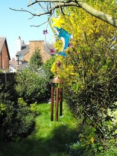DOLPHIN WIND CHIMES SUN