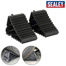 Sealey WC09 2 Tonne Composite Wheel Chocks For Cars Light Vans Caravan