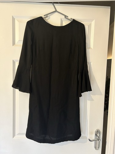 Jigsaw black short dress - black, size