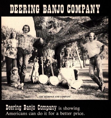 1979 deering banjo print - deering,
