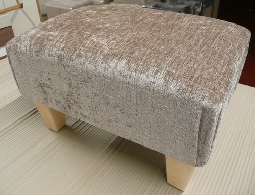 Footstools pouffes in mink - footstools,