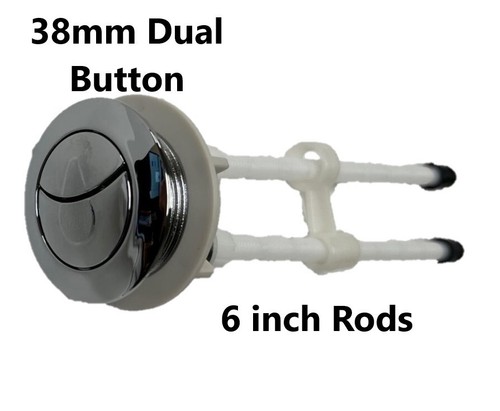 Chrome dual flush - dual, 38mm