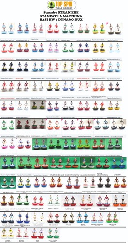 Foreign teams machine printed - teams,