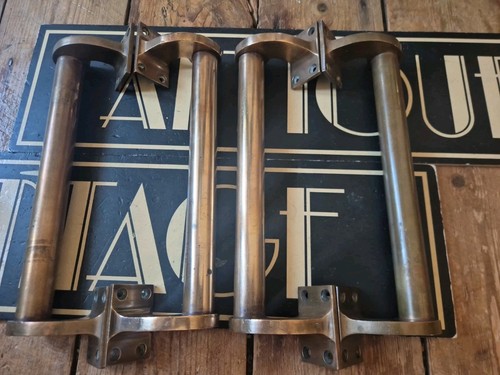 Large pair bronze antique - pair, of