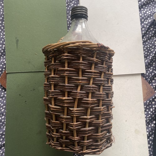 Vintage large glass bottle - vintage,