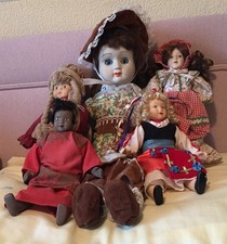 Vintage 5 Creepy Rag Doll