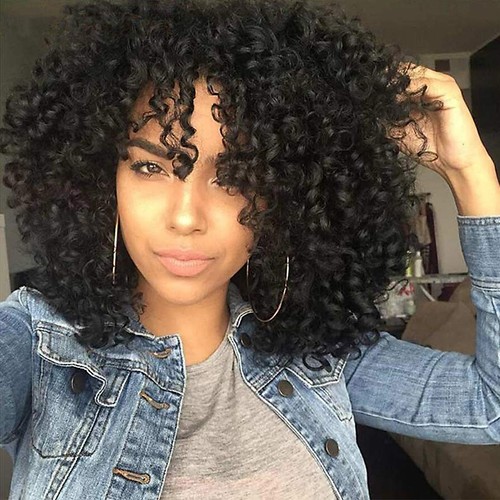 Afro kinky curly - kinky, with