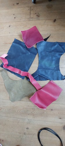 Leather offcuts scrap hide - scrap,