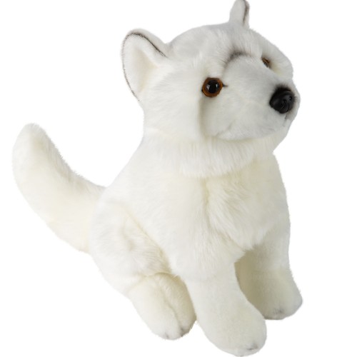 Arctic fox soft toy - soft, plush