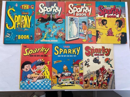 Vintage comic sparky books - vintage,