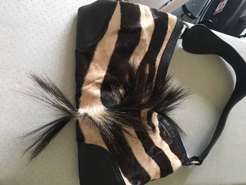Genuine zebra skin - , handbag