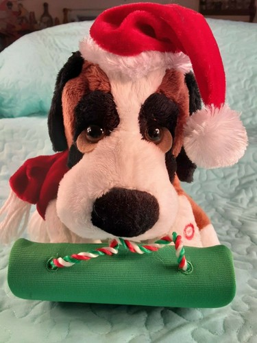 Christmas puppy dog sled - puppy,